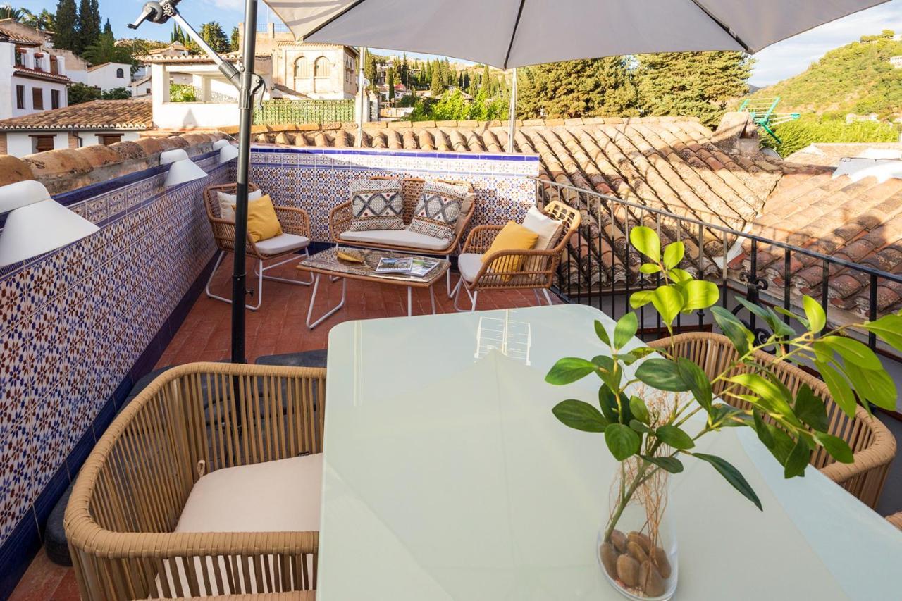 Апартаменты Albaicin Alhambra Views Private Terrace Гранада Экстерьер фото