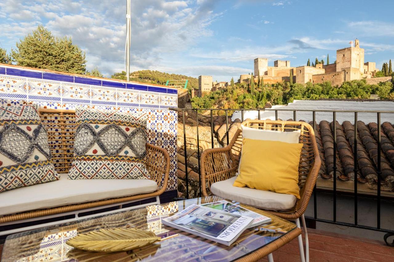 Апартаменты Albaicin Alhambra Views Private Terrace Гранада Экстерьер фото