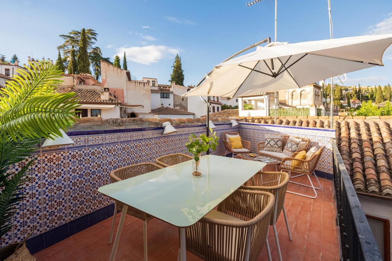 Апартаменты Albaicin Alhambra Views Private Terrace Гранада Экстерьер фото