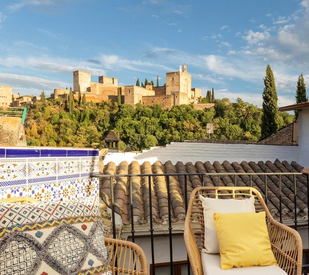 Апартаменты Albaicin Alhambra Views Private Terrace Гранада Экстерьер фото